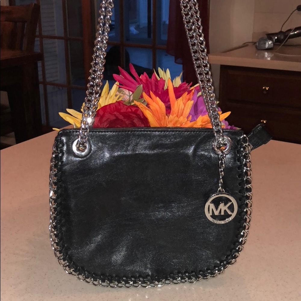 Black leather Michael Kors Bag